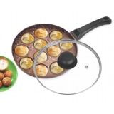 APPAM PATRA 12 HOLE (1 HAN + GLS LID) MEDIUM